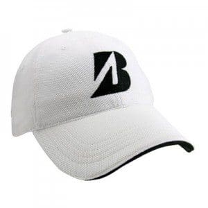 B white golf hat